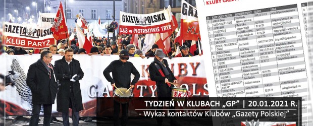 [Tydzień w Klubach „GP”] Wykaz kontaktów Klubów „Gazety Polskiej”