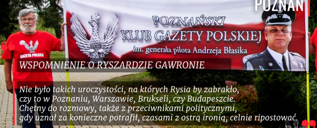 POZNAŃ | Wspomnienie o Ryszardzie Gawronie