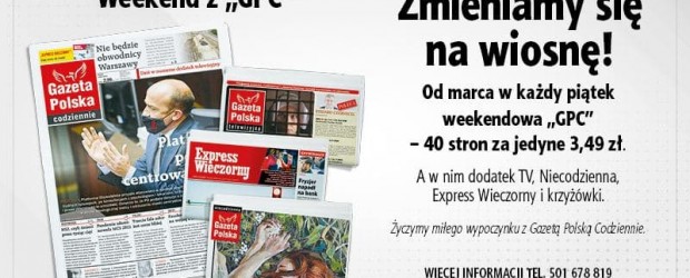 GPC | Zmieniamy się na wiosnę!