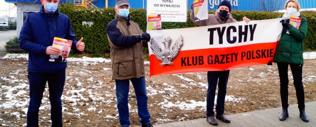 TYCHY | Promowanie tygodnika Gazeta Polska
