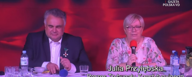 Prezes TK Julia Przyłębska: jest tak wielka skala hejtu na mnie, że nie wychodzę nawet do sklepu