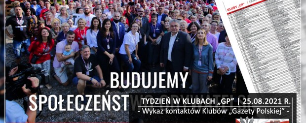 TYDZIEŃ W KLUBACH „GP”|Wykaz kontaktów Klubów „Gazety Polskiej”