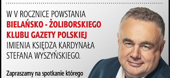 WARSZAWA BIELANY-ŻOLIBORZ | ZAPROSZENIE na spotkanie z Red. Tomaszem Sakiewiczem
