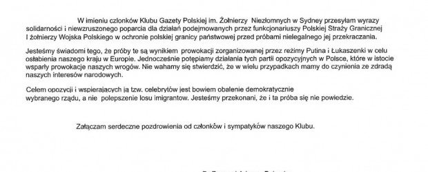 SYDNEY | Obrona Polskiej Granicy