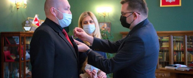 NOWY SĄCZ IM. J. OLSZEWSKIEGO | Medal dla naszego wiceprzewodniczącego Jarosława Jakubowskiego.
