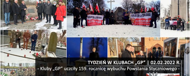 TYDZIEŃ W KLUBACH „GP”|Kluby „GP” uczciły 159. rocznicę wybuchu Powstania Styczniowego