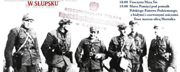 SŁUPSK | ZAPROSZENIE na Pomorski Marsz Pamięci Żołnierzy Wyklętych