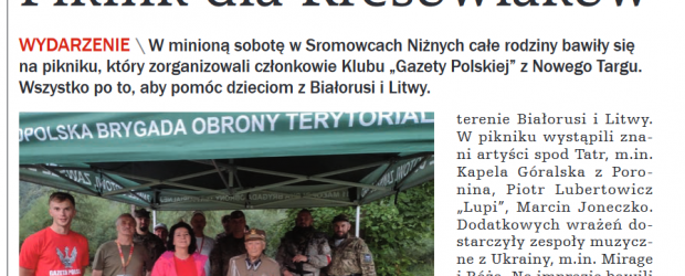 NOWY TARG | Piknik dla Kresowiaków