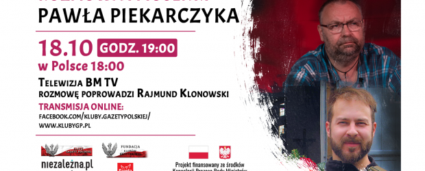 WILNO (LITWA) | ZAPROSZENIE na rozmowy i piosenki z Pawłem Piekarczykiem 18.10