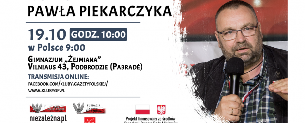 PODBRODZIE (LITWA) | ZAPROSZENIE na koncert Pawła Piekarczyka 19.10