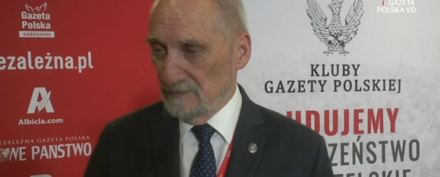 WIDEO | Antoni Macierewicz na VIII Nadzwyczajnym Zjeździe Klubów „GP” w Spale