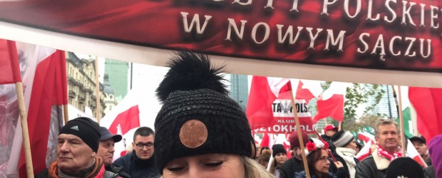 Nowy Sącz im. Jana Olszewskiego | Klubowicze na Marszu Niepodległości w Warszawie