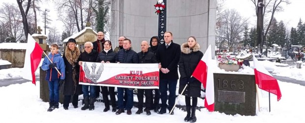 [WIDEO] Nowy Sącz im. Jana Olszewskiego | Obchody 160 rocznica wybuchu Powstania Styczniowego