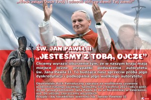 DZIERŻONIÓW II | ZAPROSZENIE 02.04. – Czuwanie pod pomnikiem  św. Jana Pawła II