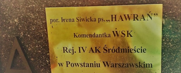 GLIWICE | Wspomnienie bohaterki Powstania Warszawskiego Ireny Siwickiej, ps. „Hawrań”