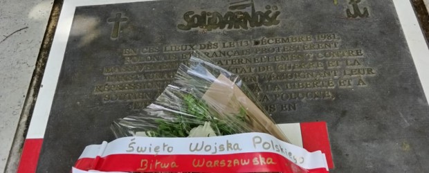 PARYŻ (FRANCJA) | W rocznicę Bitwy Warszawskiej
