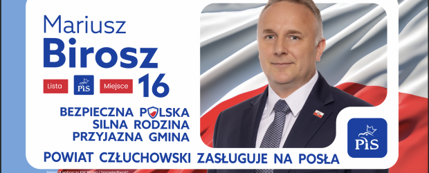 WYBORY 2023| MARIUSZ BIROSZ – Okręg nr 26 | Klub „GP” Czarne