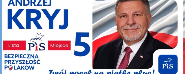 WYBORY 2023| ANDRZEJ KRYJ – Okręg nr 33 | Klub „GP” Ostrowiec Świętokrzyski
