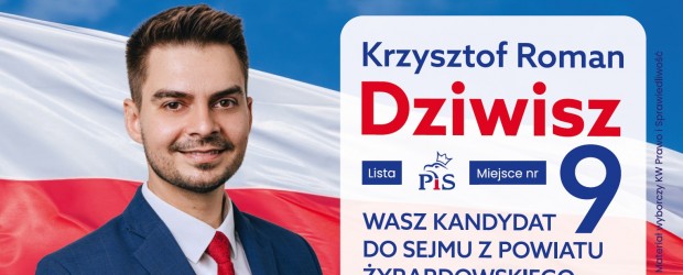 WYBORY 2023| KRZYSZTOF DZIWISZ – Okręg nr 16 | Klub „GP” Bruksela