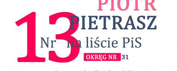 WYBORY 2023| PIOTR PIETRASZ – Okręg nr 31 | Klub „GP” Katowice