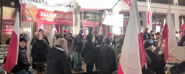 ELBLĄG II | Kolejny protest pod Urzędem Wojewódzkim w Gdańsku