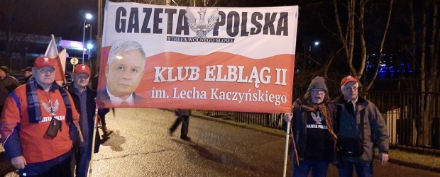 ELBLĄG II | Protest przed TVP Gdańsk w obronie mediów publicznych