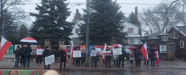 HAMILTON (KANADA) | Manifestacja pod Konsulatem 11.01.2024