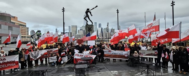 NOWY JORK (USA) | Polonia w USA protestuje przeciwko zamachowi na media