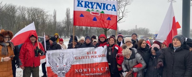 Nowy Sącz im. Jana Olszewskiego | Protest Wolnych Polaków – relacja