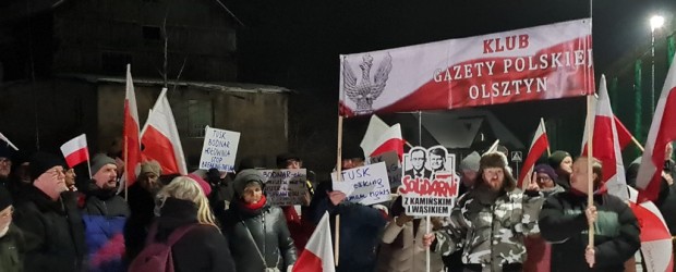 OLSZTYN | Protest pod więzieniem