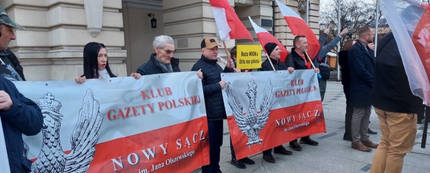 NOWY SĄCZ im. J. Olszewskiego | Protest „Wolni Polacy w Niepodległej Polsce”