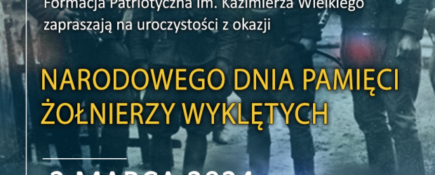 MILANÓWEK | ZAPROSZENIE 2.03 – Uroczystości Narodowego Dnia Pamięci Żołnierzy Wyklętych