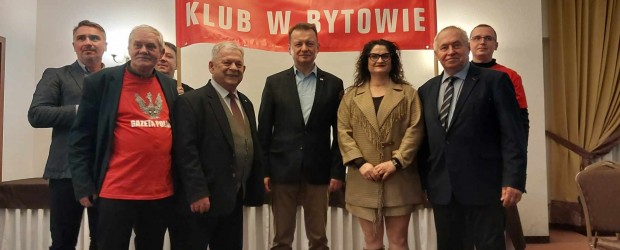 BYTÓW | Spotkanie z przewodniczącym Klubu Parlamentarnego PIS Mariuszem Błaszczakiem