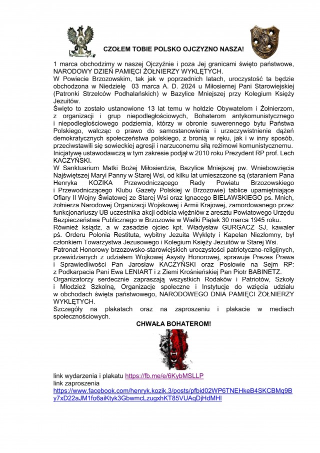 zapowiedź_Stara Wieś_03 III 2024