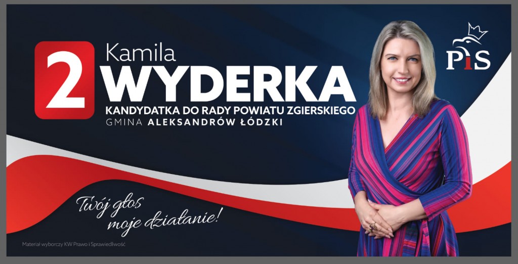 Aleksandrów Łódzki - Kamila Wyderka Wybory 2024