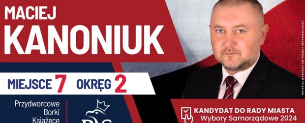 SKARŻYSKO-KAMIENNA | Wybory samorządowe 2024 – Maciej Kanoniuk
