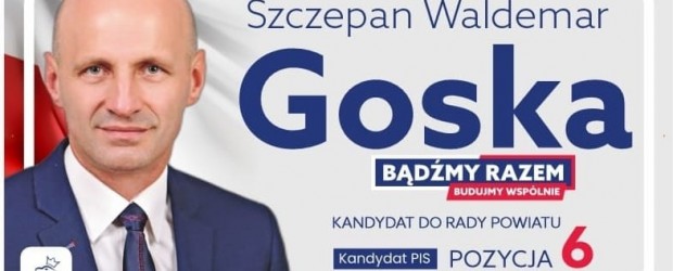TOMASZÓW MAZ. | Wybory samorządowe 2024 – Szczepan Goska