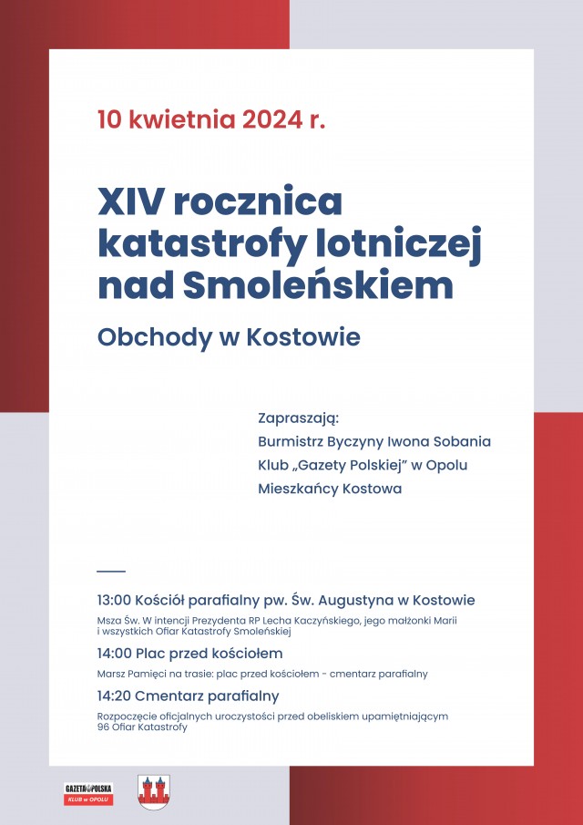 Opole_2024.04.10_Katastrofa_smolenska_Kostow