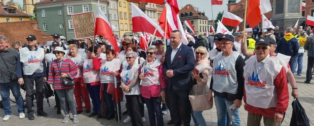 DZIERŻONIÓW II |Wielki protest Solidarności w Warszawie – 10.05.2024.