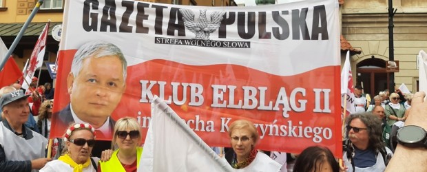 ELBLĄG II | Protest w Warszawie przeciwko zielonemu ładowi