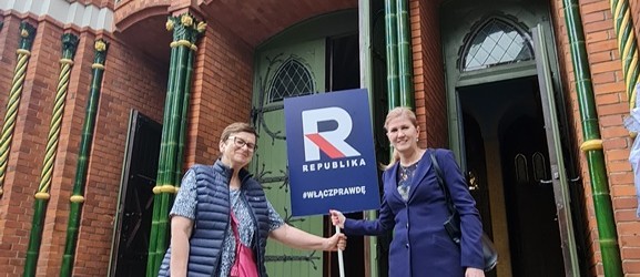 OLSZTYN | Kolportaż petycji dla Telewizji Republika