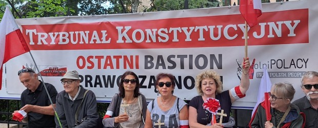 WARSZAWA | Protest pod Trybunałem Konstytucyjnym