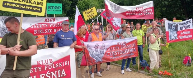 WĘGIERSKA GÓRKA | Udział w proteście przeciwko zielonej polityce rządu w Bielsku-Białej
