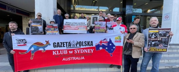 [niezalezna.pl] Klub „Gazety Polskiej” w Sydney upomniał się o reparacje dla Polski. Demonstracja przed niemieckim konsulatem