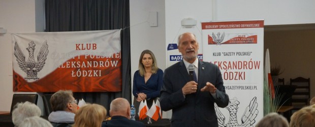 ALEKSANDRÓW ŁÓDZKI | Spotkanie z Ministrem Antonim Macierewiczem