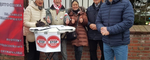 CZĘSTOCHOWA | Podpisy w sprawie referendum