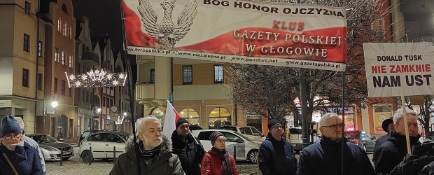 GŁOGÓW |  Manifestacja w 43. rocznicę wprowadzenia stanu wojennego