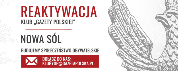 NOWA SÓL – Reaktywacja Klubu „Gazety Polskiej”