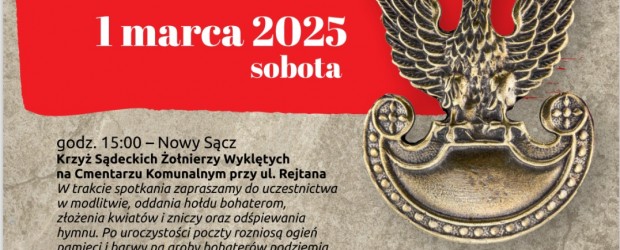 NOWY SĄCZ IM. J. OLSZEWSKIEGO | ZAPROSZENIE 1.03 Dzień Pamięci Żołnierzy Wyklętych