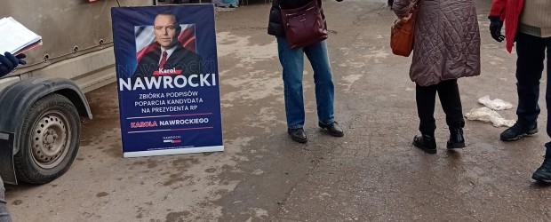 KIELCE-CENTRUM | Podpisy poparcia dla Karola Nawrockiego